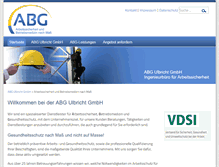 Tablet Screenshot of abg-ulbricht.de